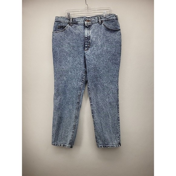 VINTAGE 70 80's Lee Mens Pants 42 Cotton Denim Jeans Casual Union Made USA - Picture 1 of 15